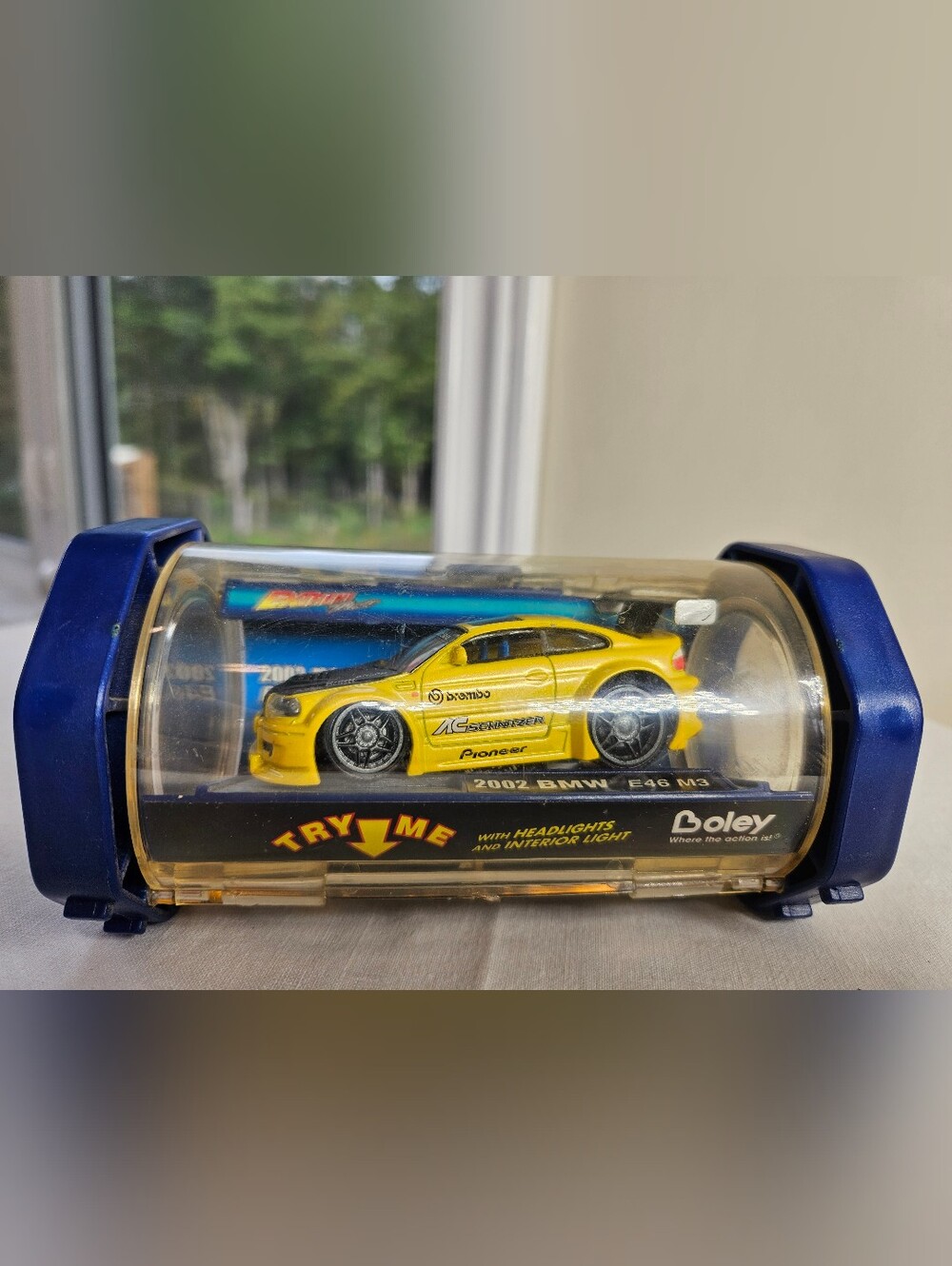 Rare 2002 BMW E46 M3 Extreme Tuner Yellow 1:51 Boley Diecast read
